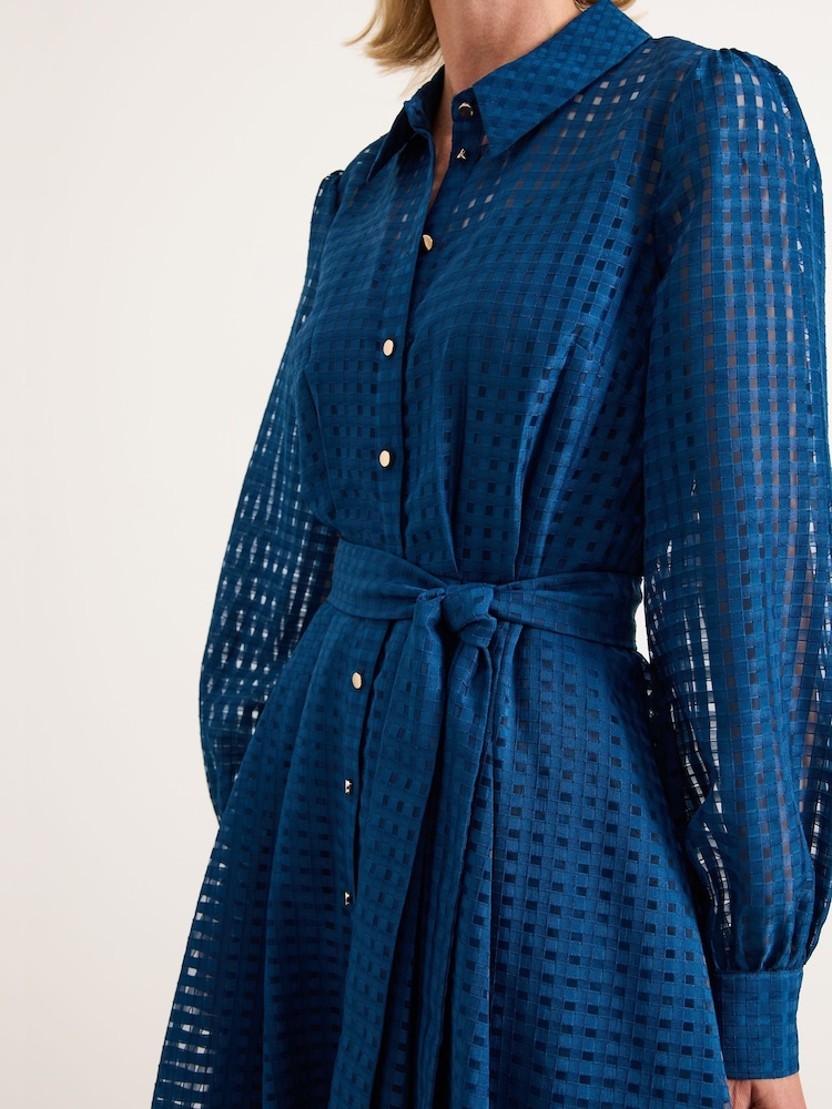 Phase Eight Blue Natalie Dress - Image 7 of 7 Phase Eight Blue Natalie Dress - Image 7 of 7