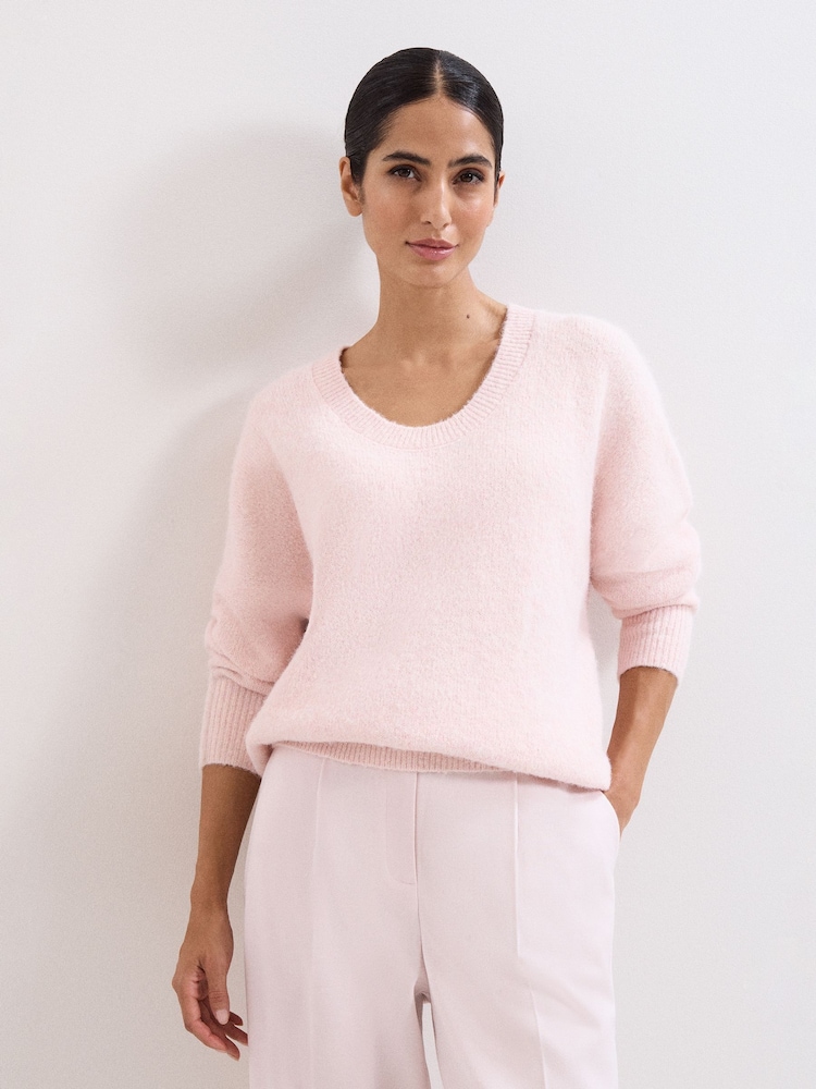 Phase Eight Pink Leah Jumper - Image 1 of 7