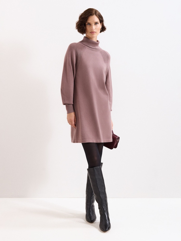 Phase Eight Brown Ellie Dress - Image 2 of 6