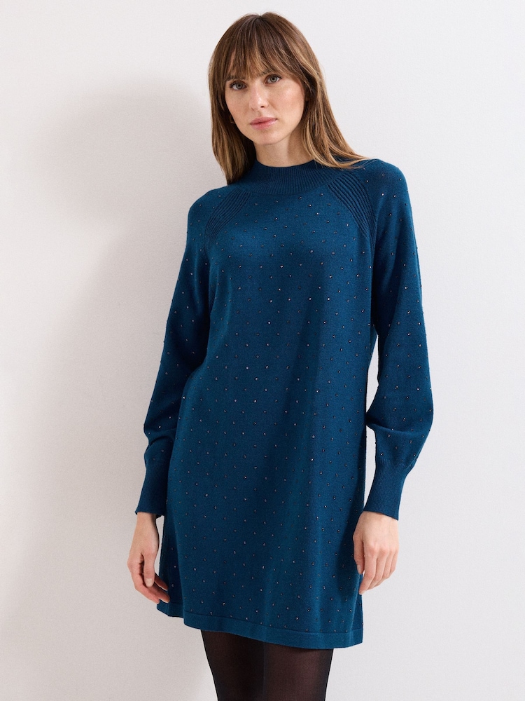 Phase Eight Blue Tala Dress - Image 1 of 6