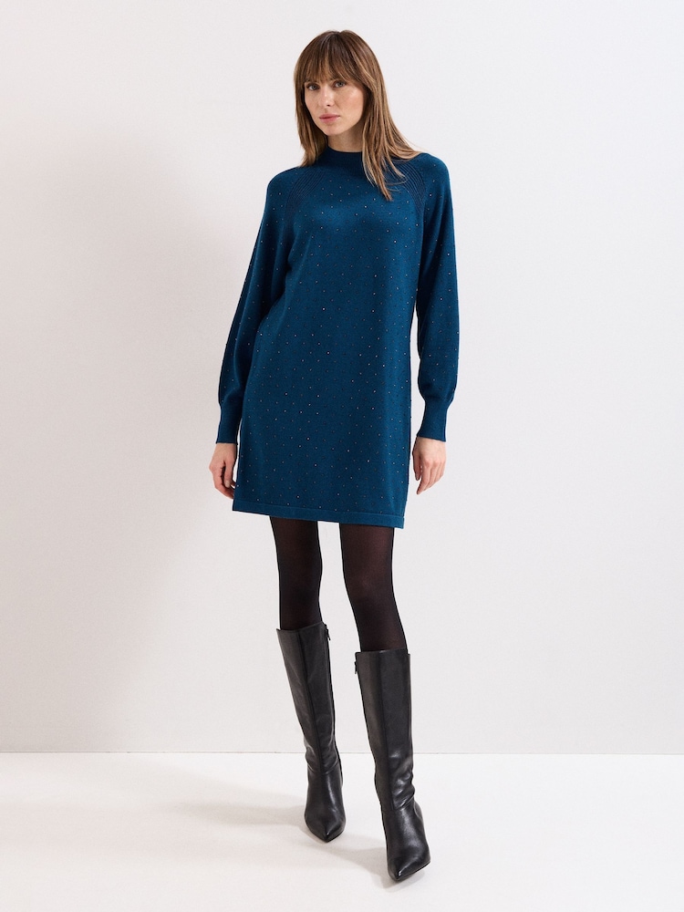 Phase Eight Blue Tala Dress - Image 2 of 6