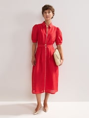 Phase Eight Red Carey Dress - Image 3 of 7