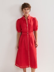 Phase Eight Red Carey Dress - Image 4 of 7