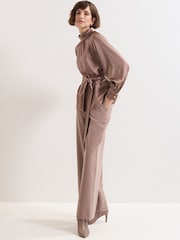 Phase Eight Brown Celene Blouse - Image 3 of 8