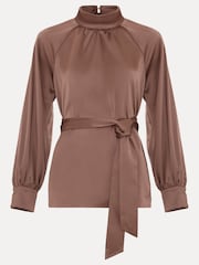 Phase Eight Brown Celene Blouse - Image 8 of 8