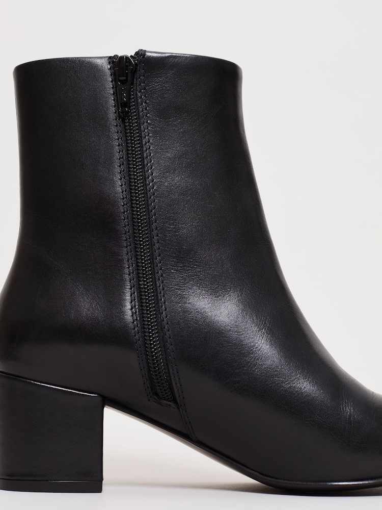Phase Eight Leather Block Boots - Slika 7 iz 7
