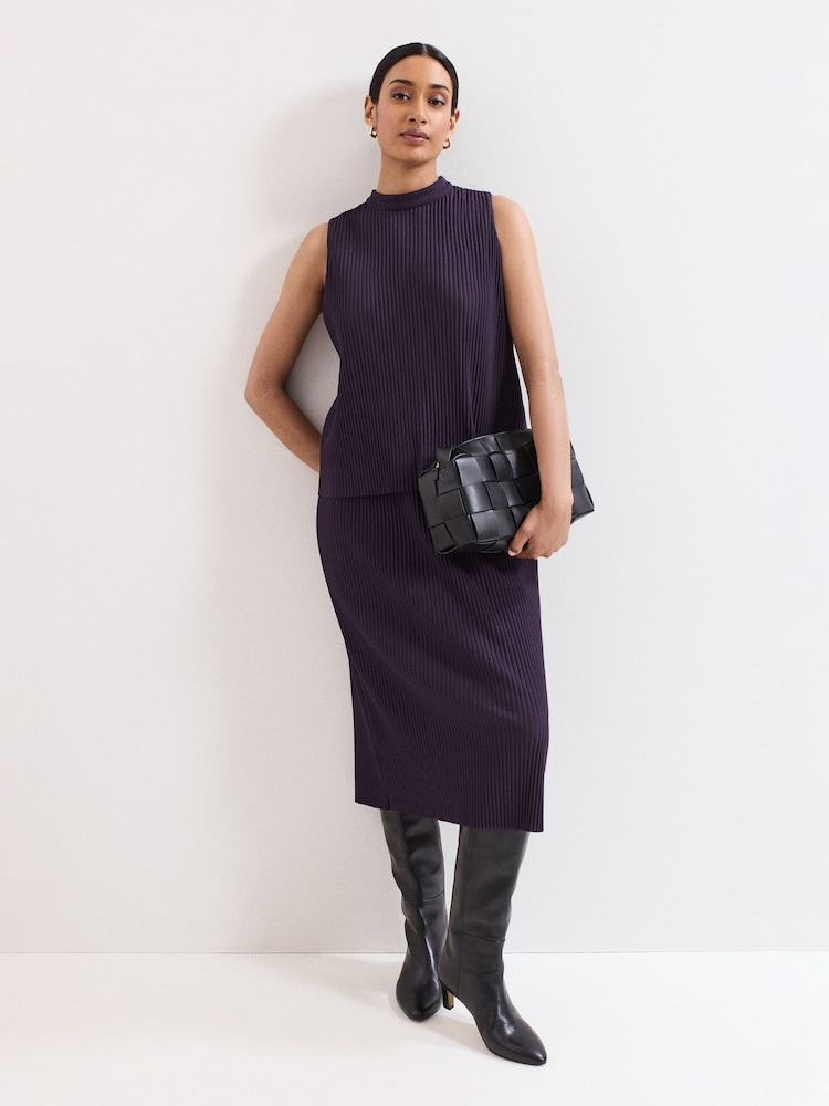 Phase Eight Purple Gracie Dress - Image 1 of 7