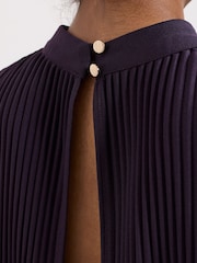Phase Eight Purple Gracie Dress - Image 6 of 7