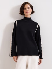 Phase Eight Black Immy Jumper - Image 1 of 7