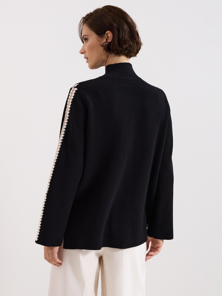 Phase Eight Black Immy Jumper - Image 2 of 7