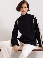 Phase Eight Black Immy Jumper - Image 4 of 7
