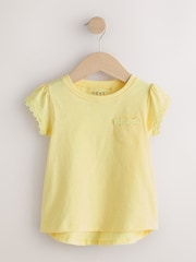 Yellow Daisy Pocket T-Shirt (1.5-16yrs) - Image 1 of 4