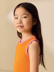 Naranja - Stitched Ribbed Vest (3-16yrs) - Imagen 4 de 8