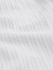 White Frill Ribbed Vest (3-16yrs) - Image 5 of 6