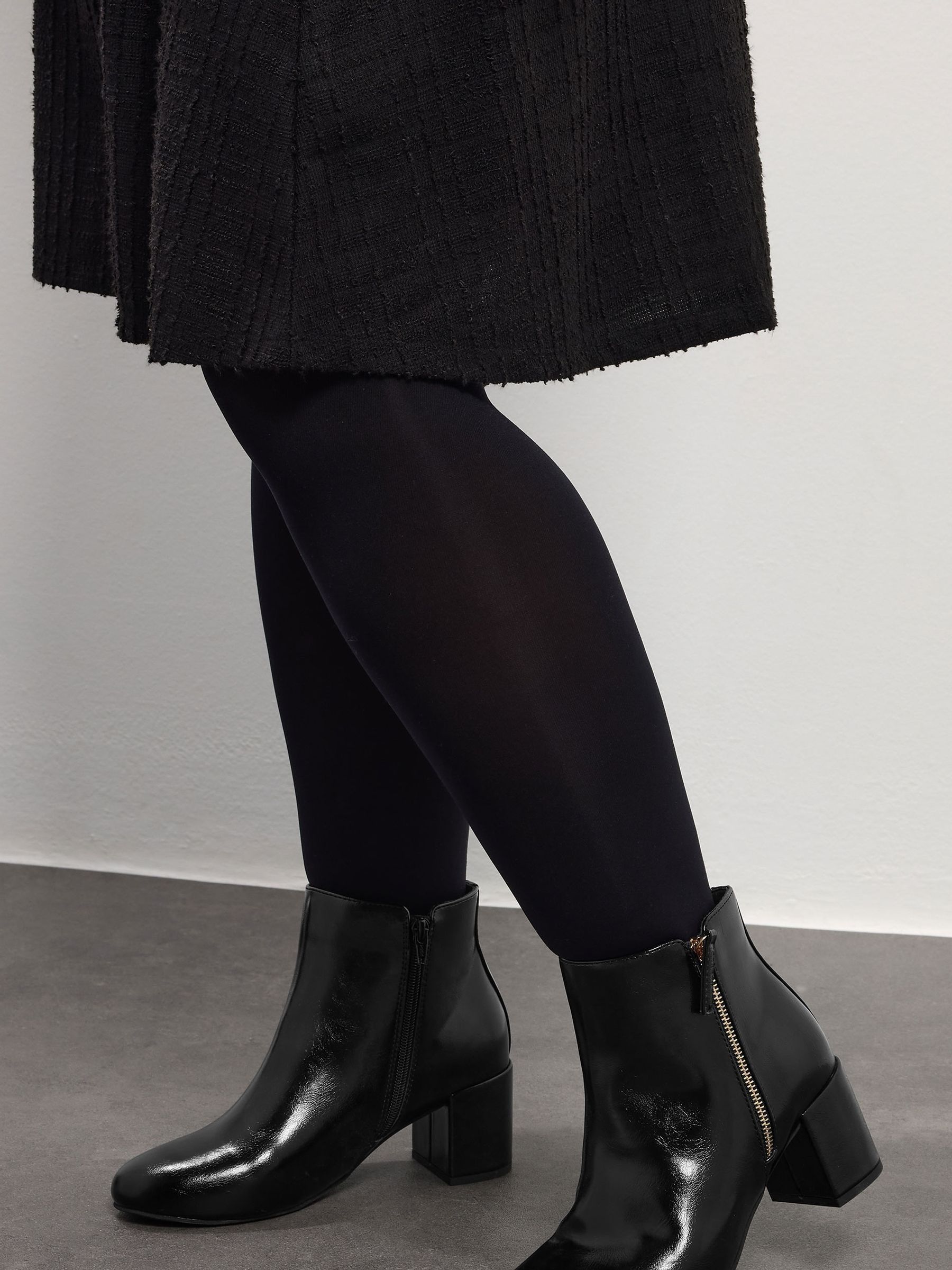 靴 WIDE SQUARE SHORT BOOTS Un3d WIDE SQUARE SHORT BOOTS Un3d