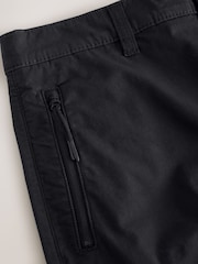 Black Tech Stretch Utility Cargo Shorts - Image 10 of 11
