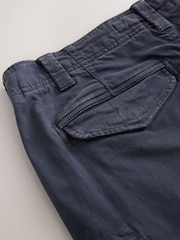 Navy Blue Utility Cargo Shorts - Image 11 of 12