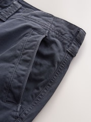 Navy Blue Utility Cargo Shorts - Image 9 of 12