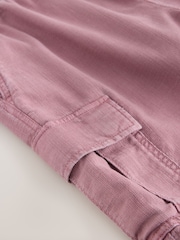 Rosa - Garment Dye Drawstring Waist Cotton Shorts - Imagen 9 de 10