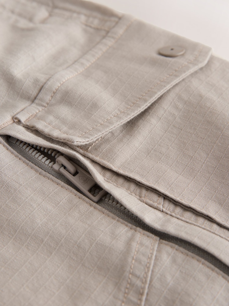 Stone Belted Ripstop Cargo Shorts - Image 13 of 13