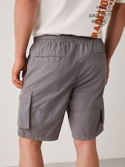 Vintage Blue Drawstring Waist Cargo Shorts - Image 3 of 7