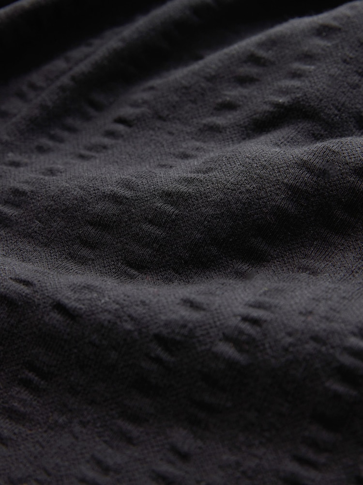 Negru - Jersey Embroidered Shorts - Imaginea 7 din 7 Negru - Jersey Embroidered Shorts - Imaginea 7 din 7