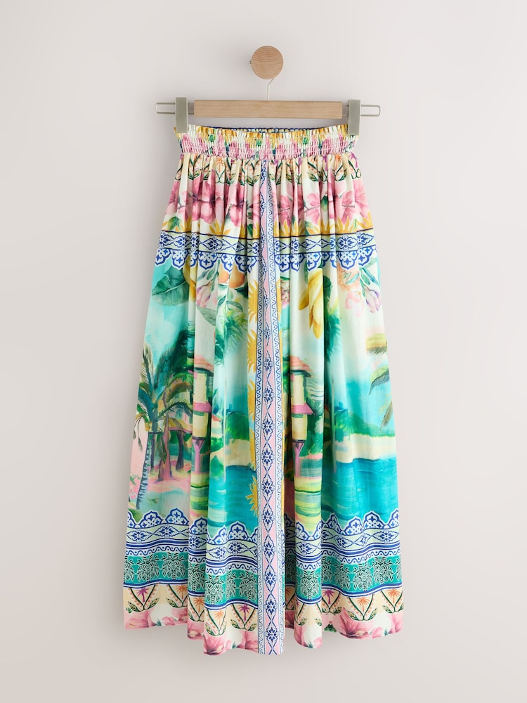 أزرق منظر - تنورة كاملة - Image 1 of 3