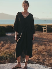 Schwarz - Twist Kleid - Bild 1 von 5