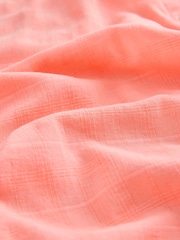 Coral Pink Beach Cover-Up Shirt - Image 2 of 3