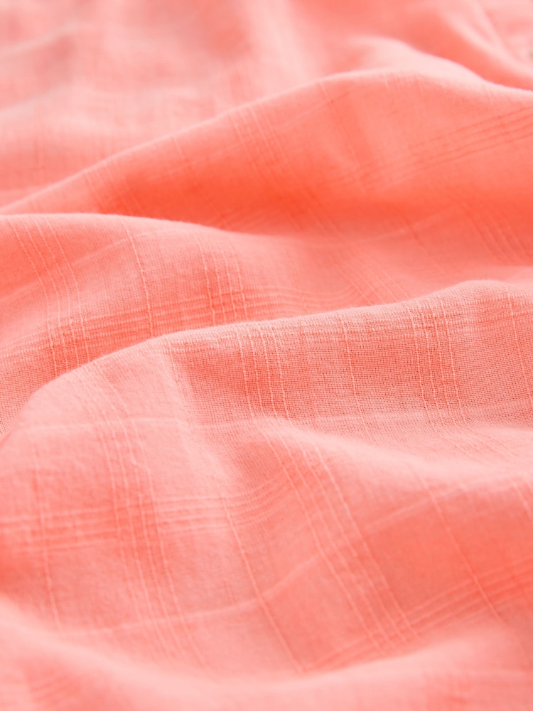 Coral Pink Beach Cover-Up Shirt - Image 2 of 3