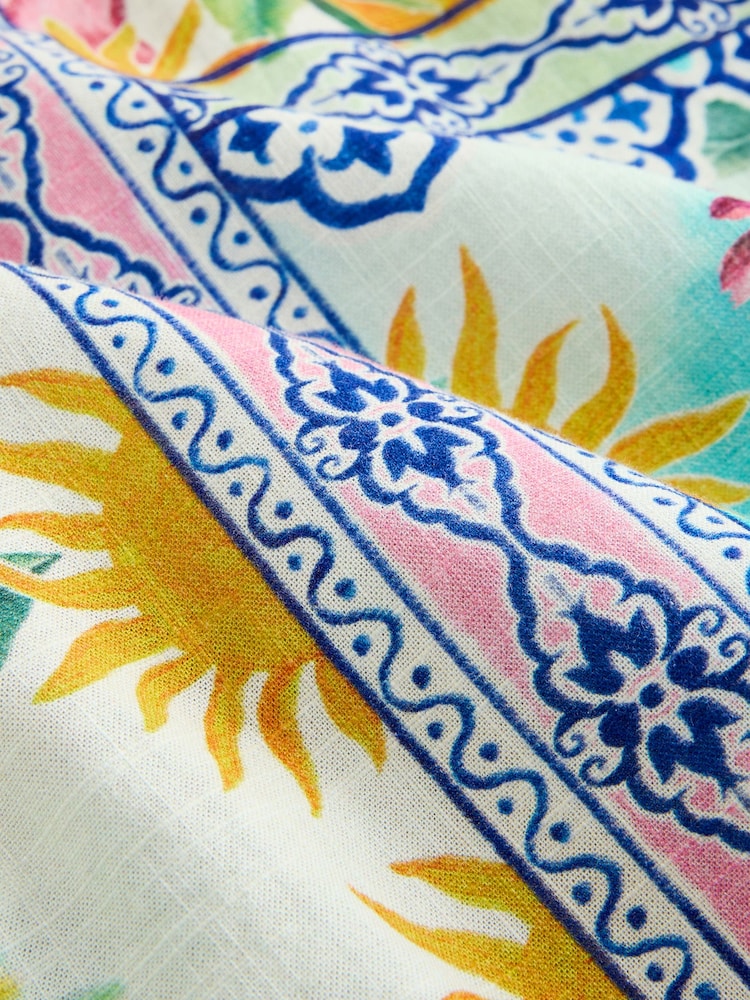 Bright Scenic Print Mini Dress - Image 2 of 3