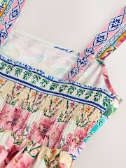 Bright Scenic Print Mini Dress - Image 3 of 3