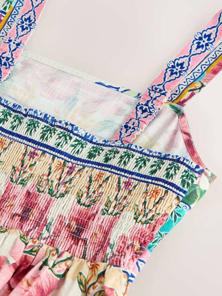 Bright Scenic Print Mini Dress - Image 3 of 3