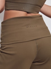 Olive Green Active Balance Sports Wide Leggings - Image 5 of 8