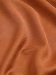 Rust Brown Maternity Short Sleeve Dress - Image 8 of 9