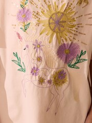 Pink Unicorn Sequin Oversized T-Shirt (3-16yrs) - Image 5 of 5