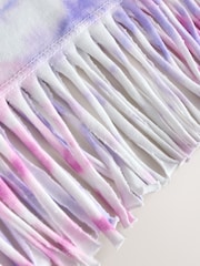 برباط على الكتف ولون وردي - تيشِرت مزيّن بشراشيب (3-16 سنة) - صورة 9 من 9