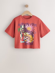 Purple/Orange Graphic T-Shirts 4 Pack (3-16yrs) - Image 4 of 7