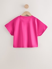 Pink/Green Boxy Graphic T-Shirts 3 Pack (3-16yrs) - Image 3 of 7