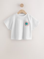 Pink/Green Boxy Graphic T-Shirts 3 Pack (3-16yrs) - Image 4 of 7