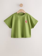 Pink/Green Boxy Graphic T-Shirts 3 Pack (3-16yrs) - Image 5 of 7