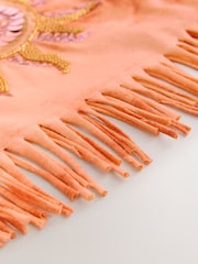 Portocaliu soare - Fringe Sequin Vest (3-16yrs) - Imaginea 7 din 8