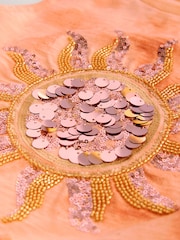 Portocaliu soare - Fringe Sequin Vest (3-16yrs) - Imaginea 8 din 8