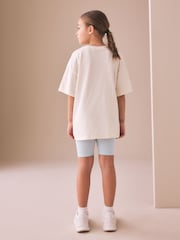 Ecru Sun Sequin Graphic T-Shirt (3-16yrs) - Image 3 of 4