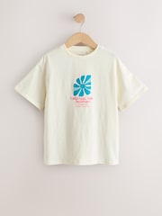 Brown/Pink Waves Oversized Graphic T-Shirts 3 Pack (3-16yrs) - Image 4 of 7