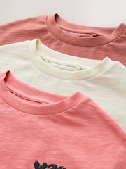 Brown/Pink Waves Oversized Graphic T-Shirts 3 Pack (3-16yrs) - Image 6 of 7