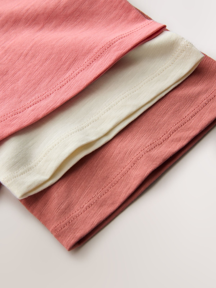 Brown/Pink Waves Oversized Graphic T-Shirts 3 Pack (3-16yrs) - Image 7 of 7