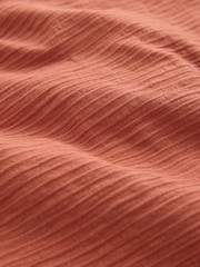 بني مائل للأحمر - Textured Appliqué Waistcost Shorts Set (3-16yrs) - Image 8 of 10