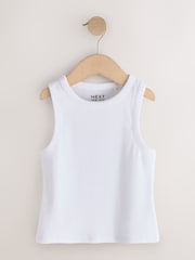 Multi Bright Ribbed Vest 4 Pack (3-16yrs) - Image 6 of 8