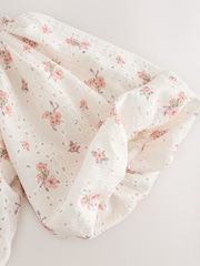 Ecru Ditsy Floral Broderie Bubble Shorts Set (3-16yrs) - Image 6 of 6